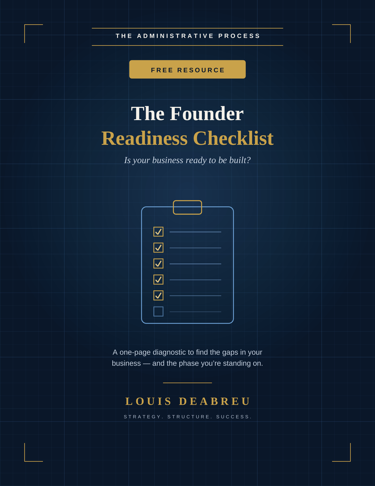 The Founder Readiness Checklist