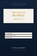 The Starter Bundle — The Essential Guide, The Startup Process eBook and The Builder's Ledger. Three products, $68.97 value for $47.