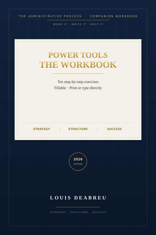 Power Tools: The Workbook — ten fillable exercises included in this bundle